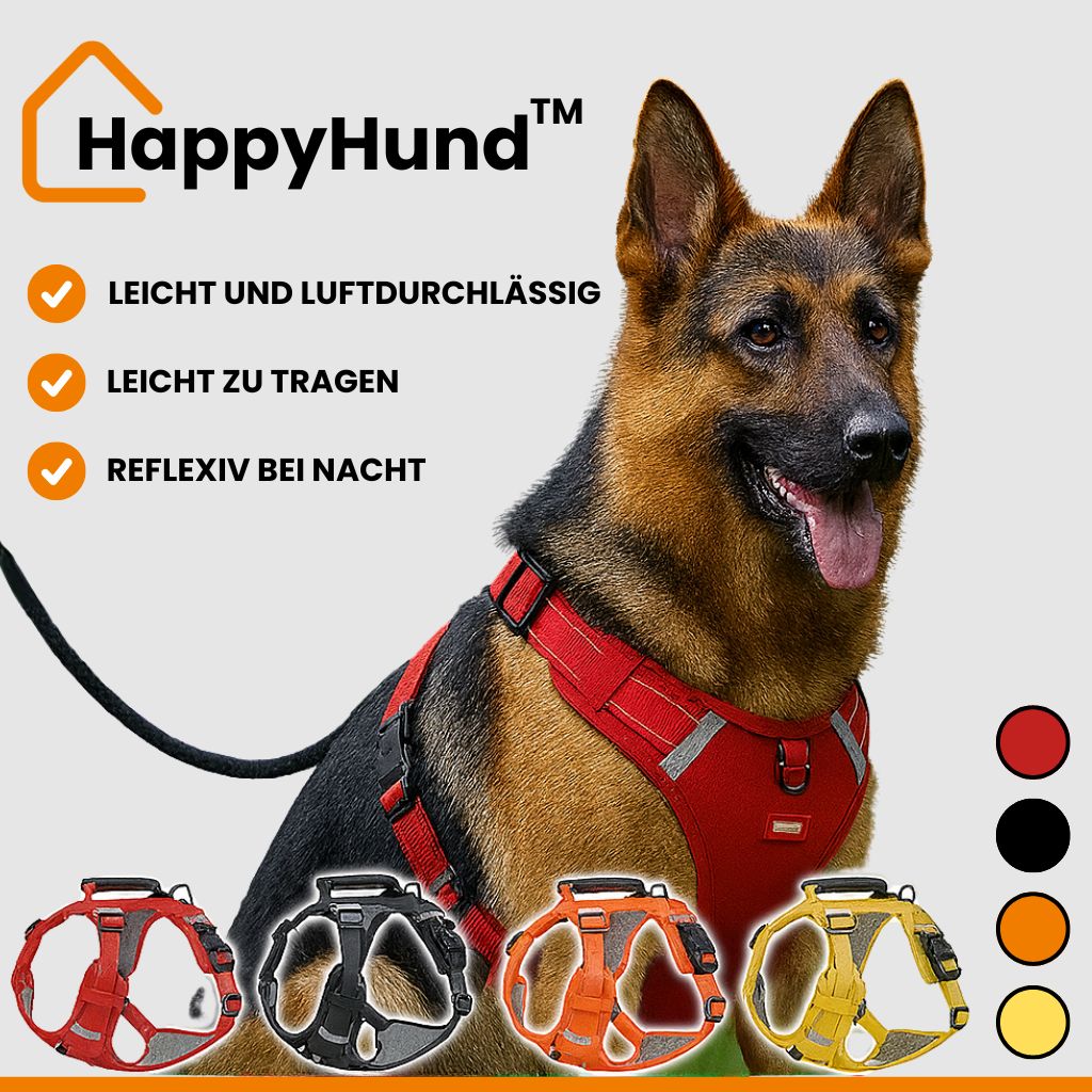 HappyHund Safety Harness Reflective |