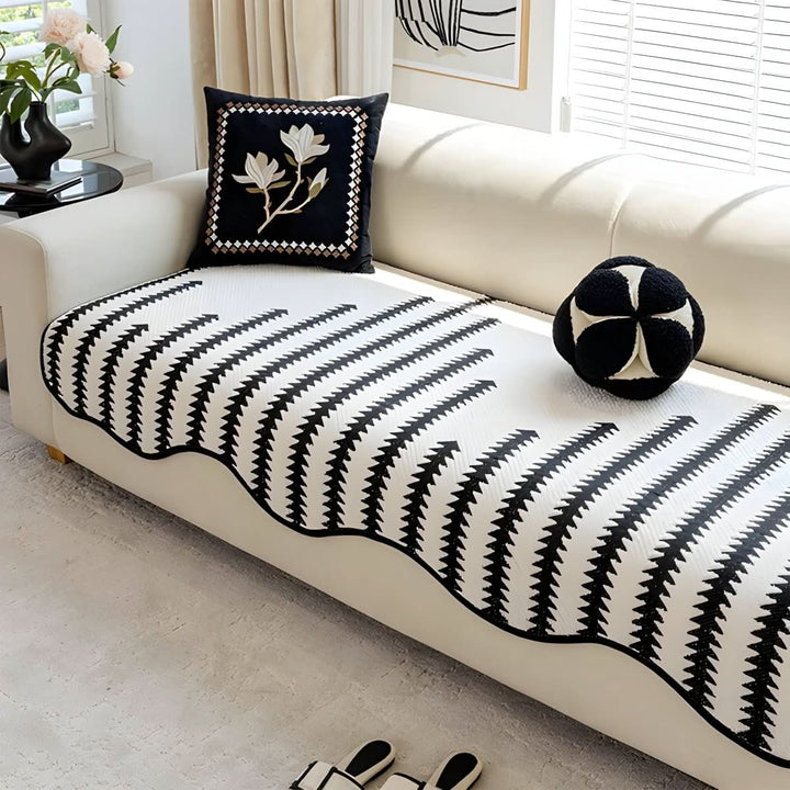 Modern Chenille Sofa Cover with Stylish Protection