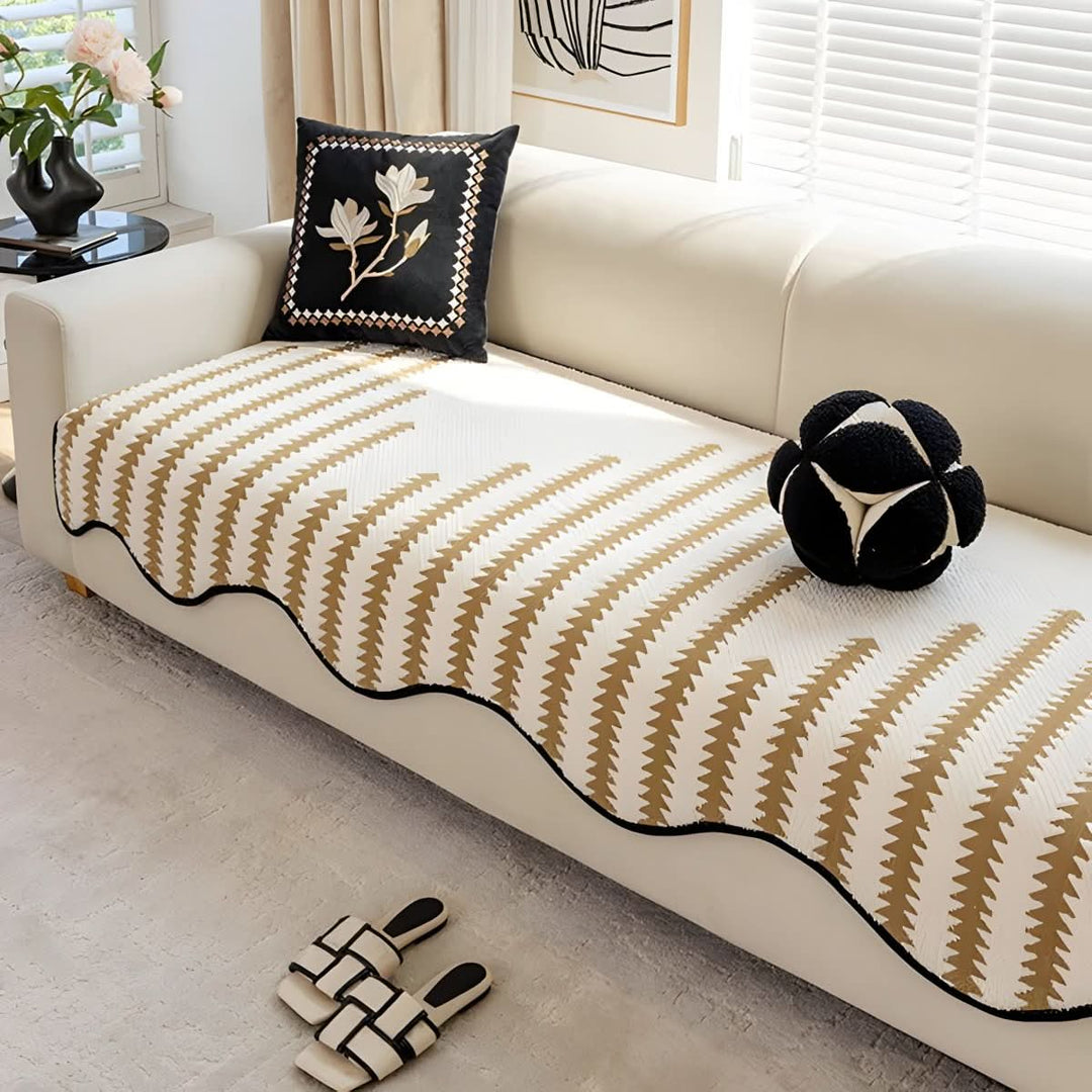 Modern Chenille Sofa Cover with Stylish Protection
