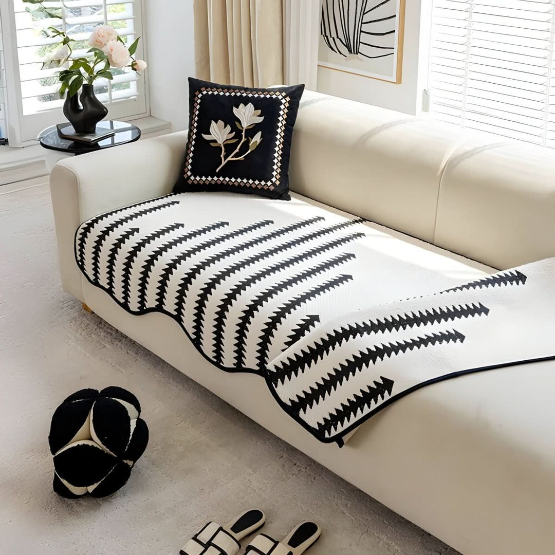 Modern Chenille Sofa Cover with Stylish Protection