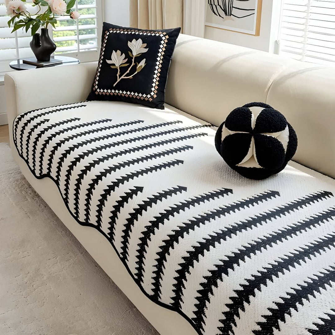 Modern Chenille Sofa Cover with Stylish Protection