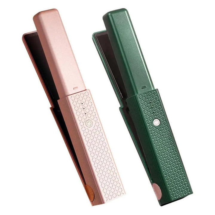 Portable cordless straightener with USB charging