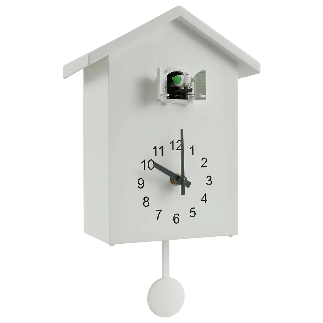 Cuckoo Clock Cuckoo Sound Clock with Pendulum Delicate Cuckoo Clock Bird Battery Operated Cuckoo Wall Clock for Living Room Decor