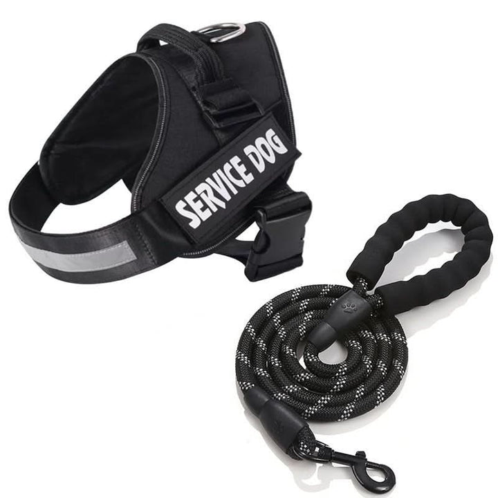Safety Dog Harness with Name Tag &amp; Reflectors
