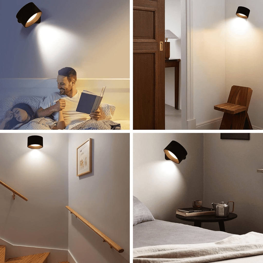 FlexiLamp – Wireless, Rechargeable Wall Light with 360° Rotation