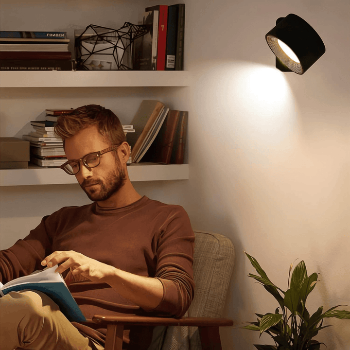 360° wireless rechargeable wall light | Versatile LED lighting solution