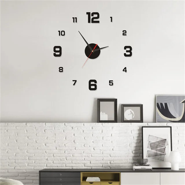 Frameless Wall Clock