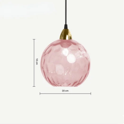 HelderBol - Glass ball pendant lamp
