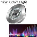 12W Landscape colour Changing Ring LED Stainless Steel Underwater Spotlight (colourful)