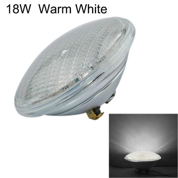 18W LED Recessed Pool Light Underwater Light Source (Warm White Light)