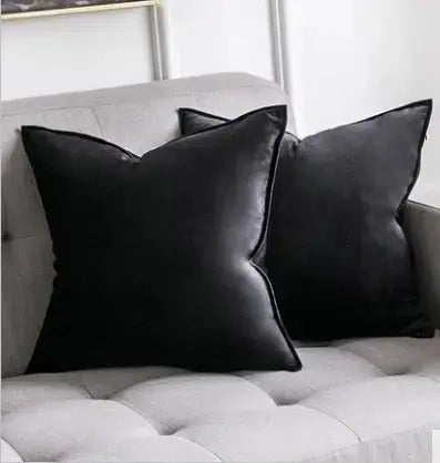 VelvetLuxe – Elegant velvet cushion cover with refined details