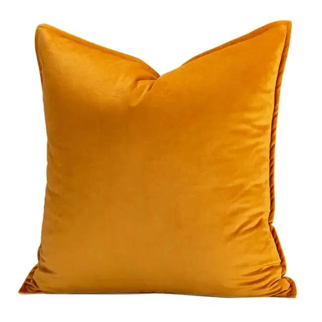 VelvetLuxe – Elegant velvet cushion cover with refined details