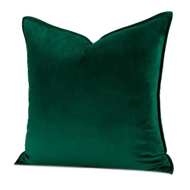 VelvetLuxe – Elegant velvet cushion cover with refined details