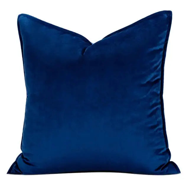 VelvetLuxe – Elegant velvet cushion cover with refined details