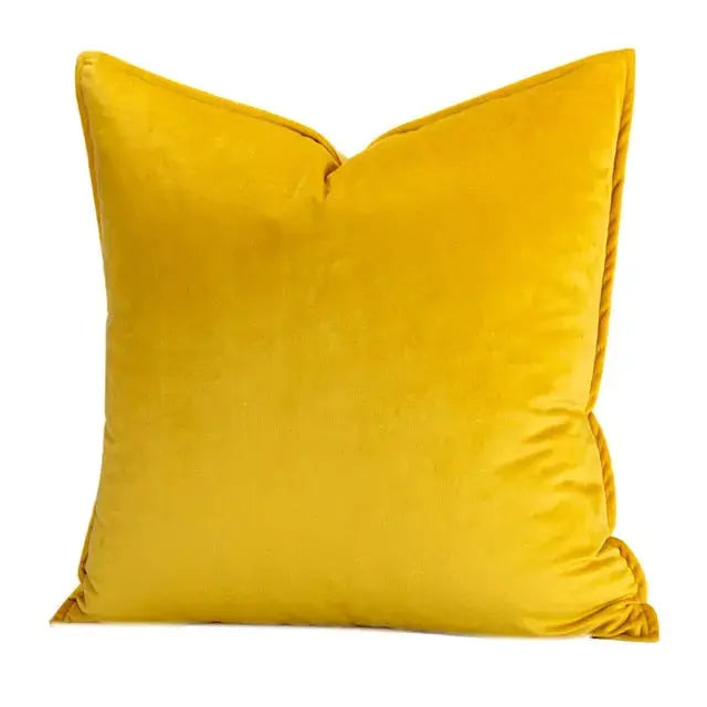 VelvetLuxe – Elegant velvet cushion cover with refined details