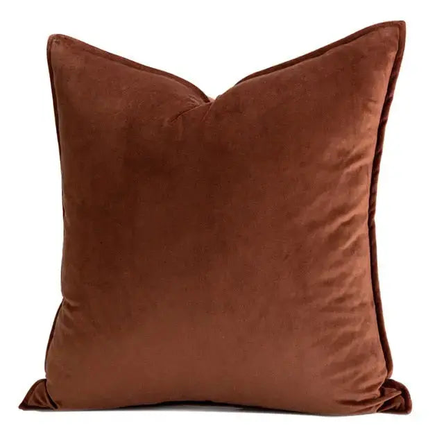 VelvetLuxe – Elegant velvet cushion cover with refined details