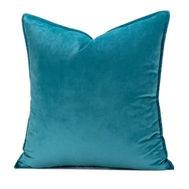 VelvetLuxe – Elegant velvet cushion cover with refined details