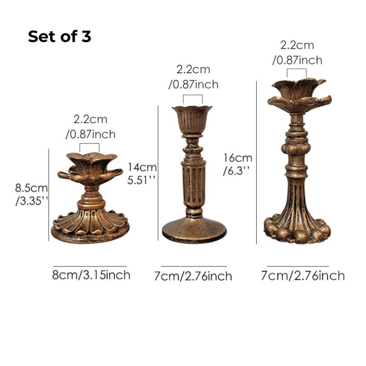 AuricGlow – Rustic Candle Holder with Elegant Luxury for a Timeless Look