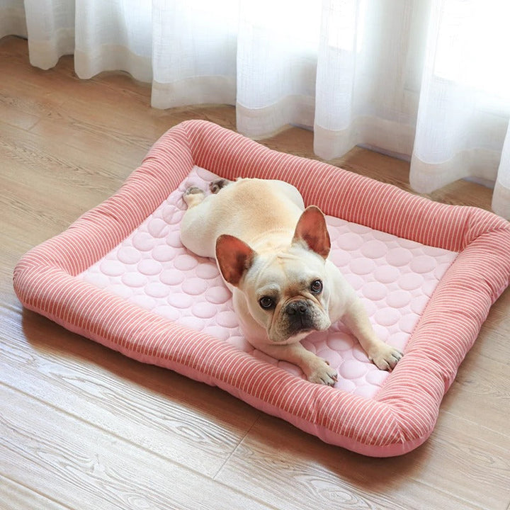 FurChill Frenchie Breathable Dog Bed – Cooling Mat with Non-Slip Base for Hot Days |