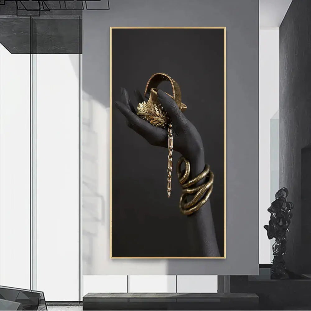 Golden Lady canvas art