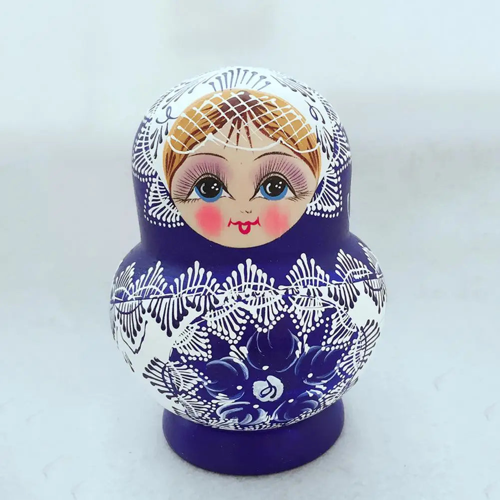 10 pieces/set wooden Russian matryoshka dolls