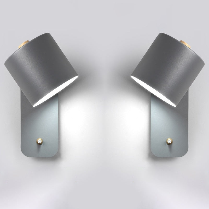 Modern LED Wall Lamps with Switch Indoor Home Decor Lights