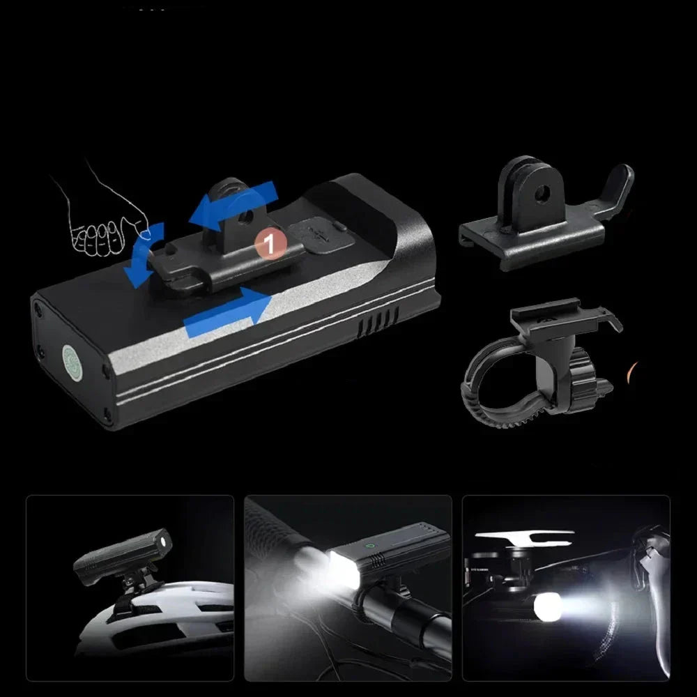 KrachtLight – 10000LM bicycle lighting with 3 mounts