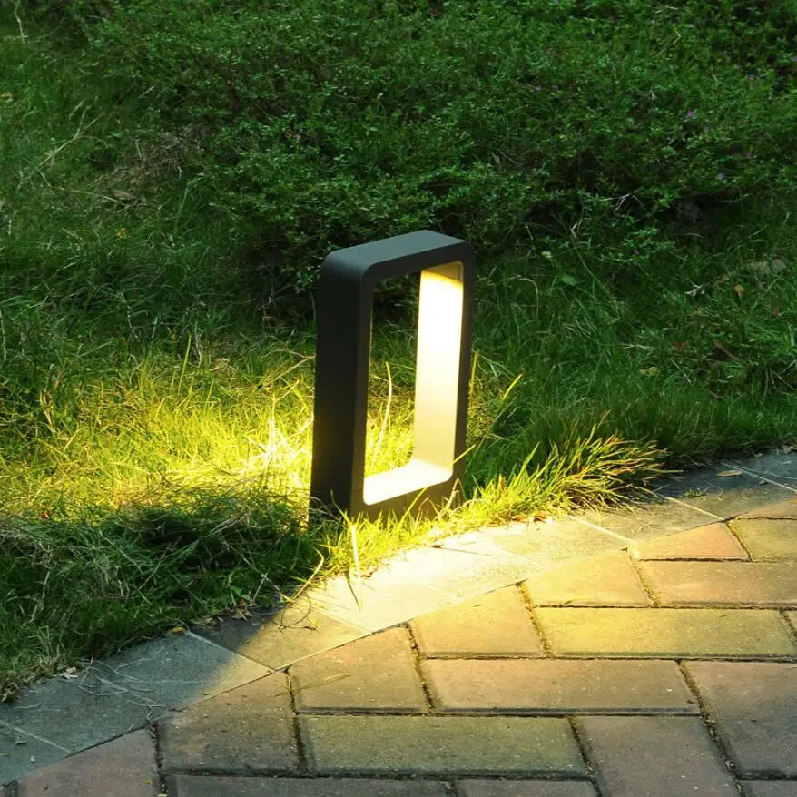 15W LED garden light: aluminum post lamp for outdoor courtyard, villa landscape lighting