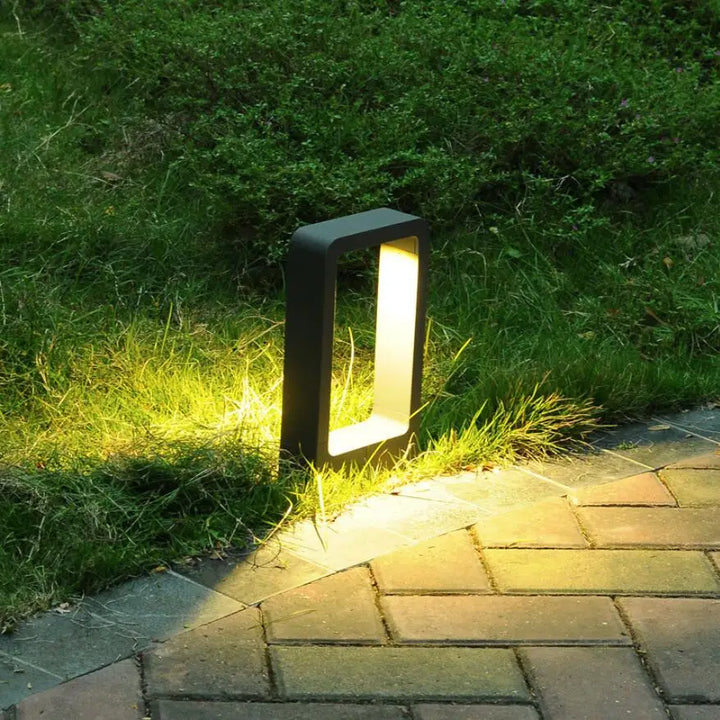 15W LED garden light: aluminum post lamp for outdoor courtyard, villa landscape lighting