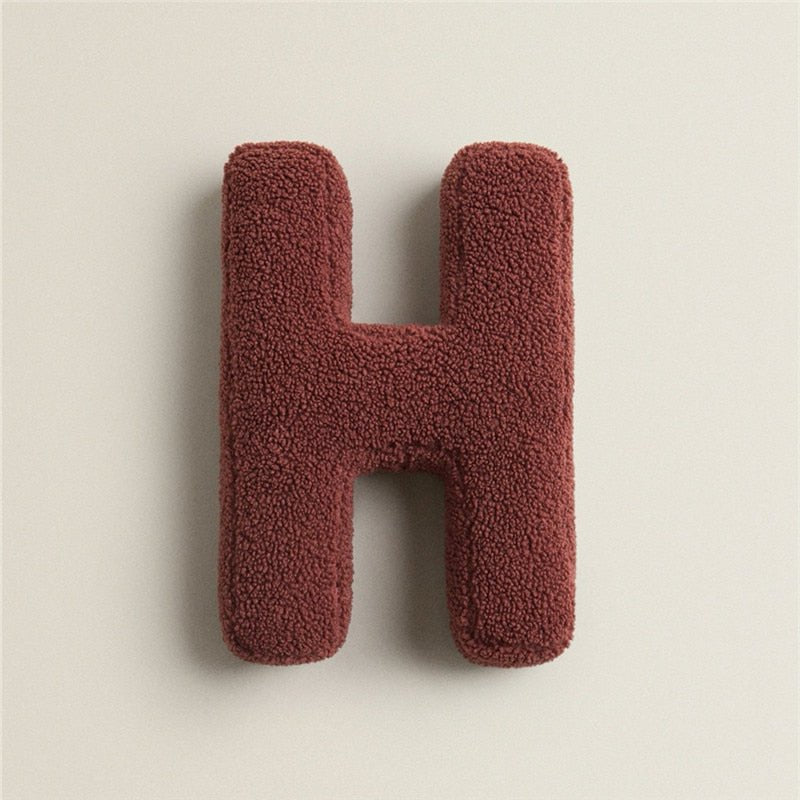 PlushLetter Pillow - Soft Letter Pillow for Bedroom and Children&