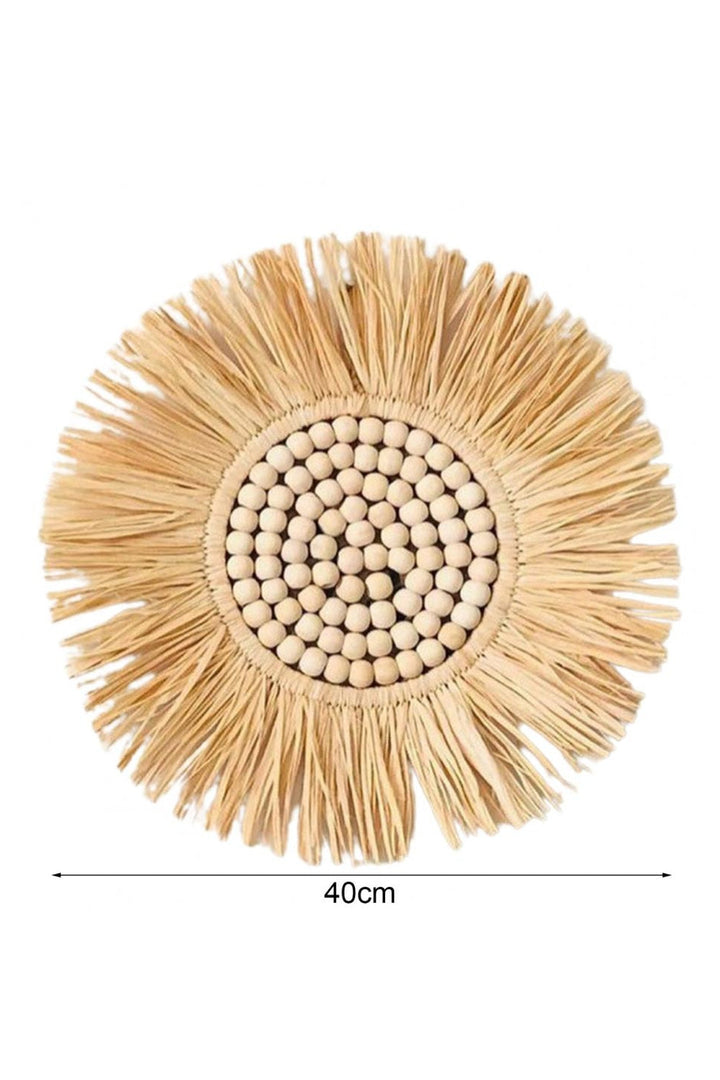 Straw Hat Style Mirror |