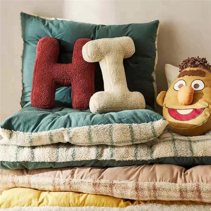PlushLetter Pillow - Soft Letter Pillow for Bedroom and Children&