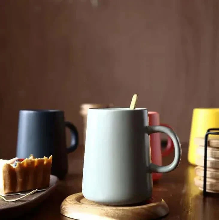 Very large stoneware coffee mug