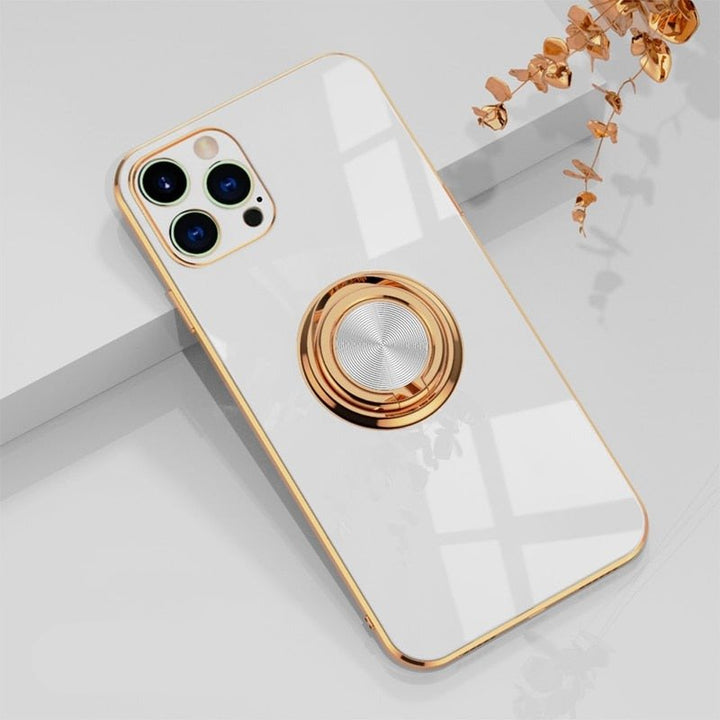 iPhone Case with Metal Stand Ring
