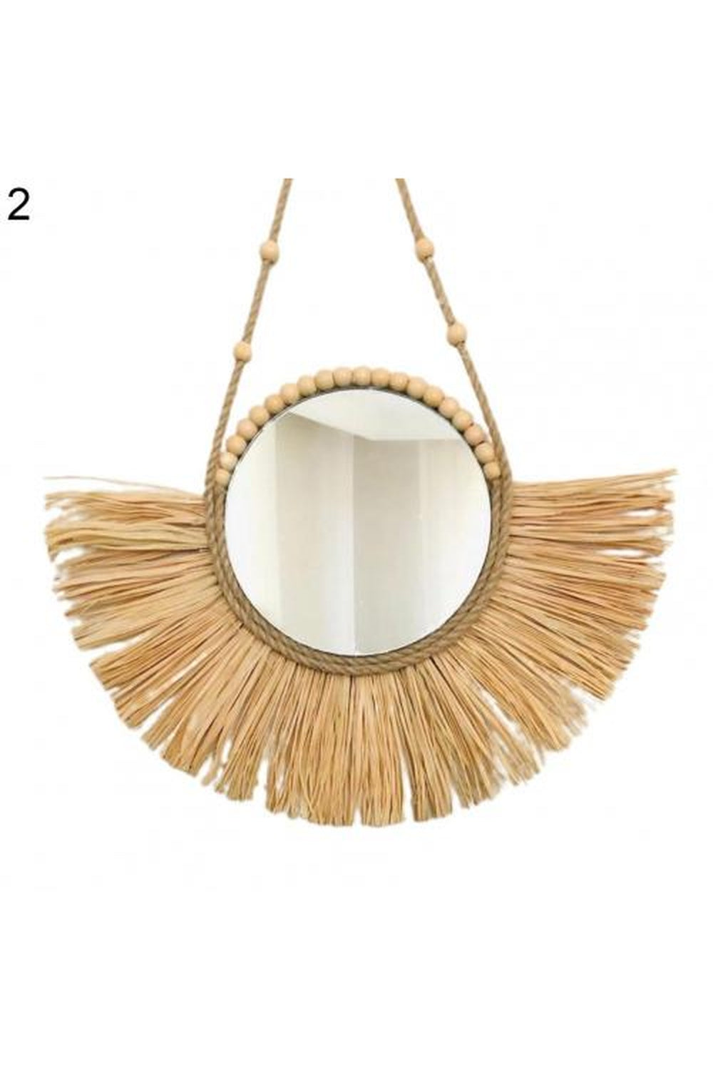 Straw Hat Style Mirror |