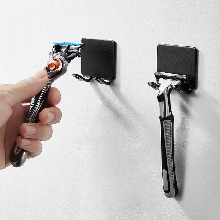 Punch-free Razor Holder Storage Hook (1/2/3 Pieces) - Wall Mounted Men&
