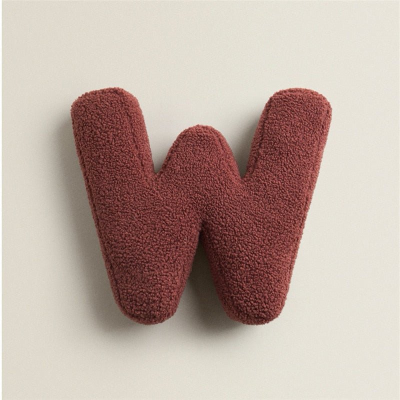 PlushLetter Pillow - Soft Letter Pillow for Bedroom and Children&