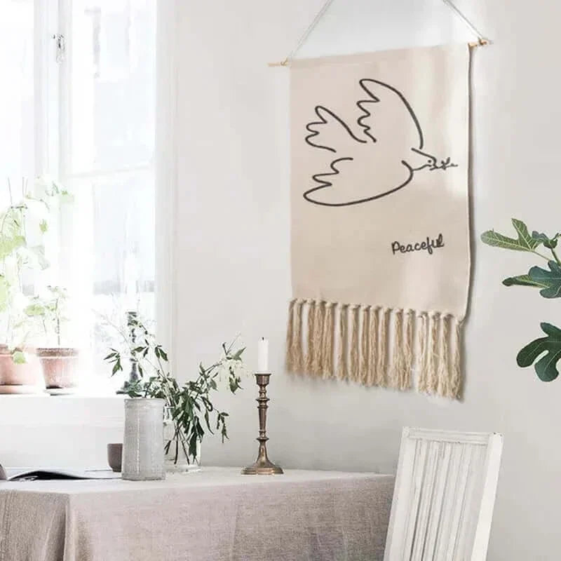 Macrame Hanging Cotton Rug