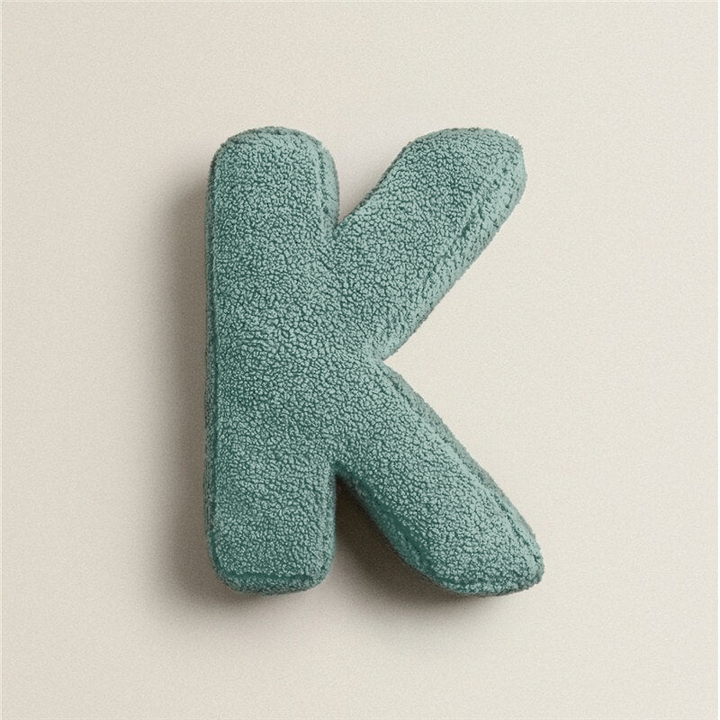 Alphabet Letter Fleece Pillow