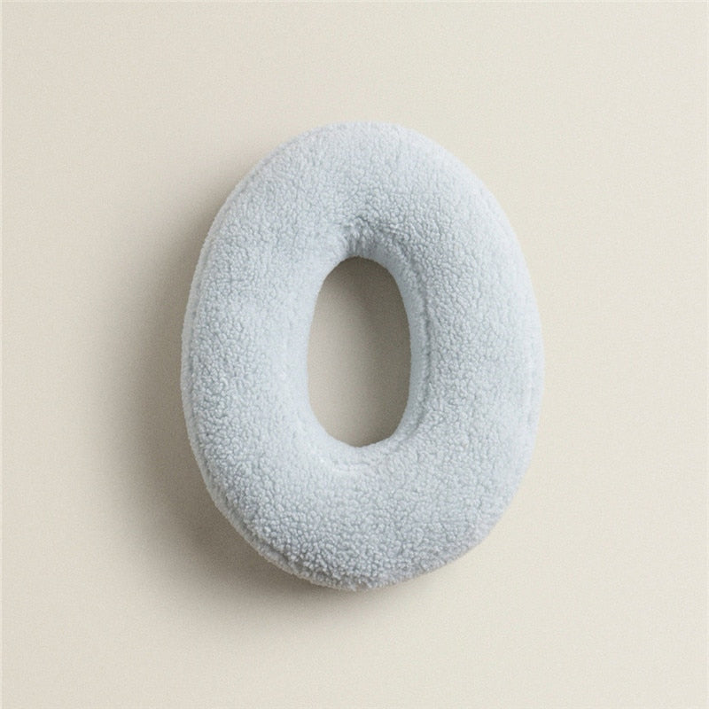 Alphabet Letter Fleece Pillow