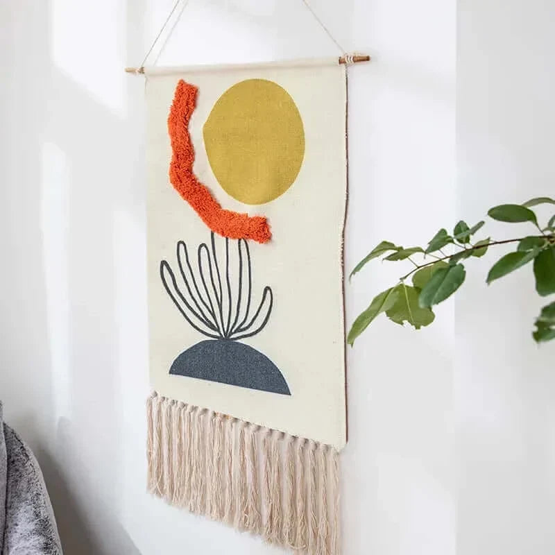 Macrame Hanging Cotton Rug