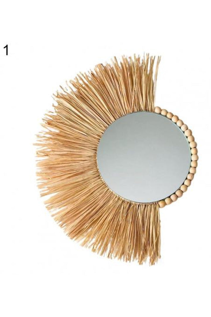 Straw Hat Style Mirror |