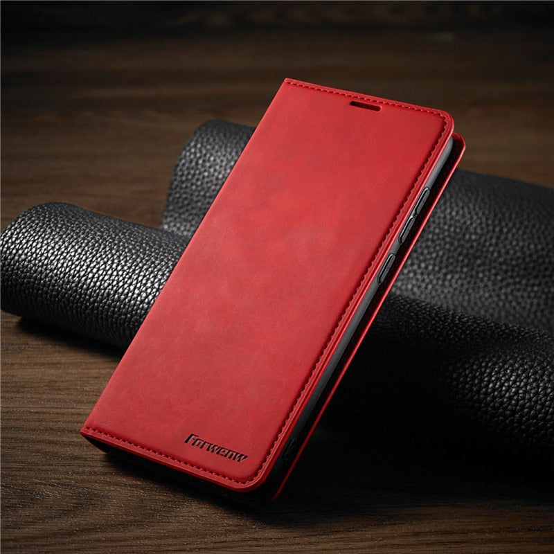 Huawei Case: Magnetic Leather Bag for Stylish Protection