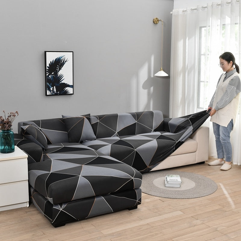 Modern Non-slip colourful Elastic Sofa Cover |