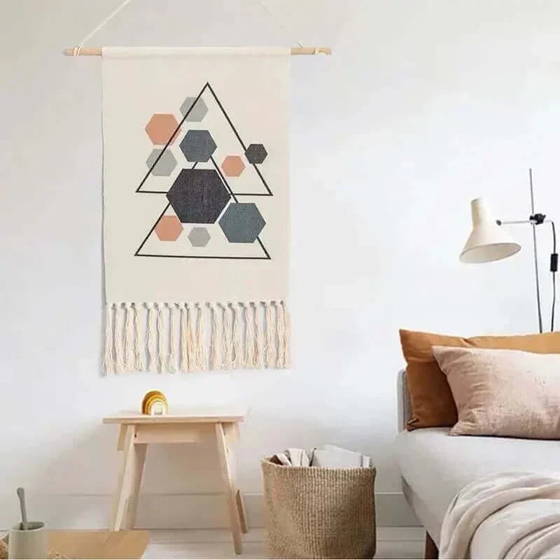 Macrame Hanging Cotton Rug