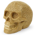 BUF Large Silver/Gold Skull Statue Resin Craft Decorative Ornaments Halloween Decoration Sculpture Home Decor Figures