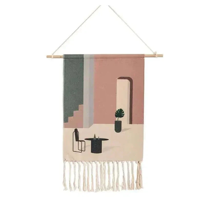 Macrame Hanging Cotton Rug