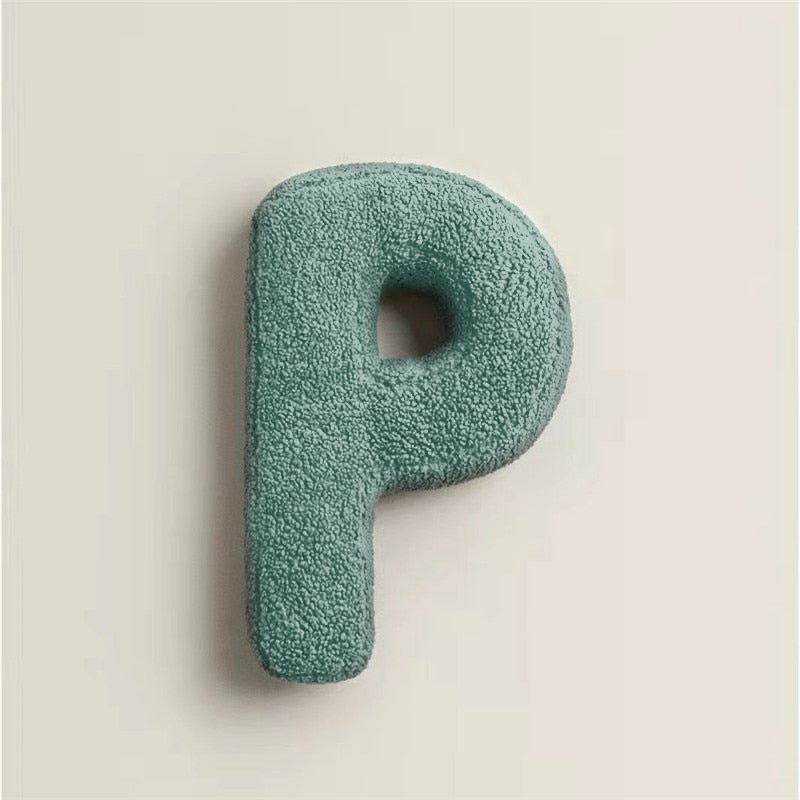 PlushLetter Pillow - Soft Letter Pillow for Bedroom and Children&