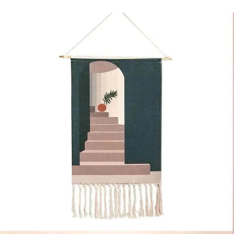 Macrame Hanging Cotton Rug