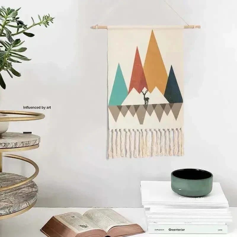 Macrame Hanging Cotton Rug